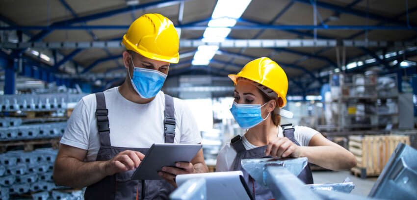 Industrial workers health and safety risks
